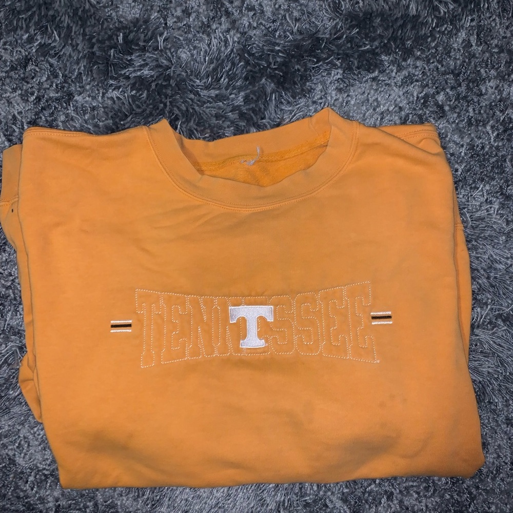 orange adidas tennessee sweatshirt